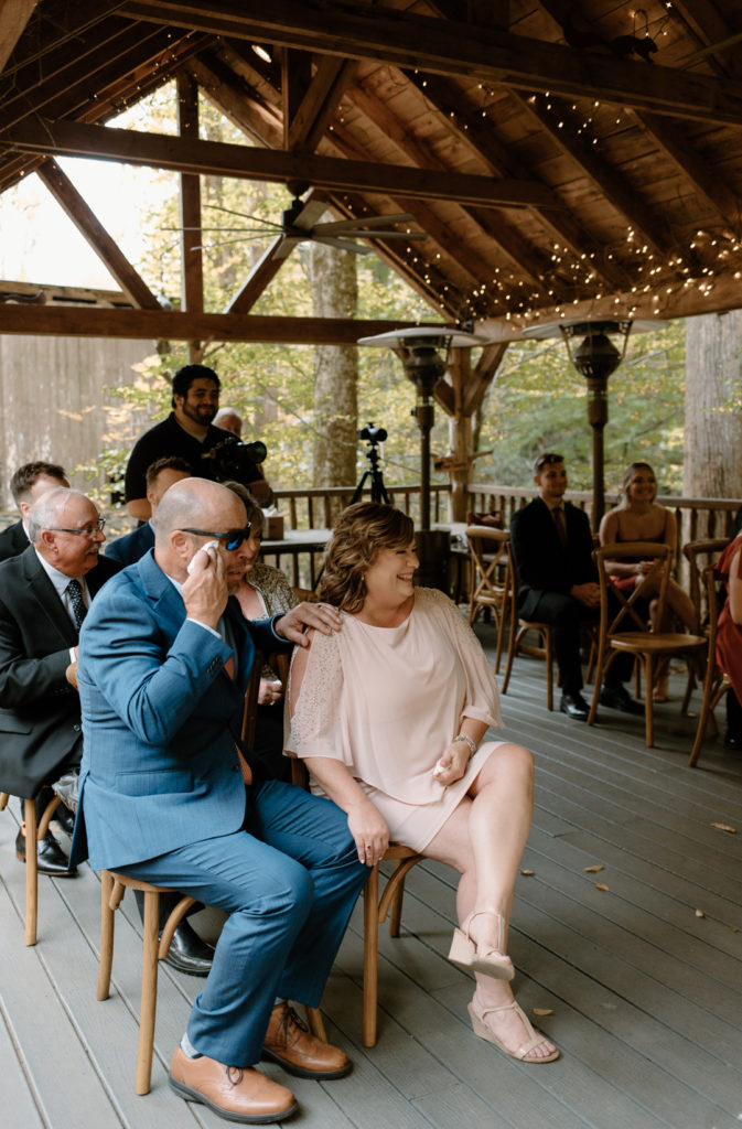 Ely's Mill ceremony location at Gatlinburg elopement venue.
