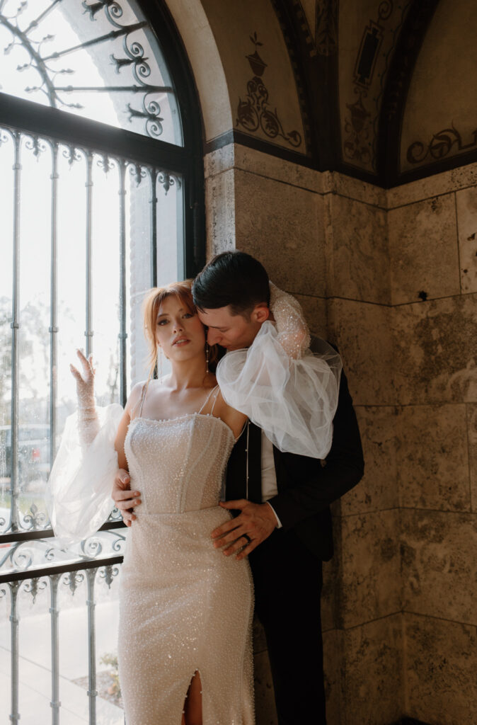 Unique art gallery perfect for a micro wedding in Knoxville, Tennessee.