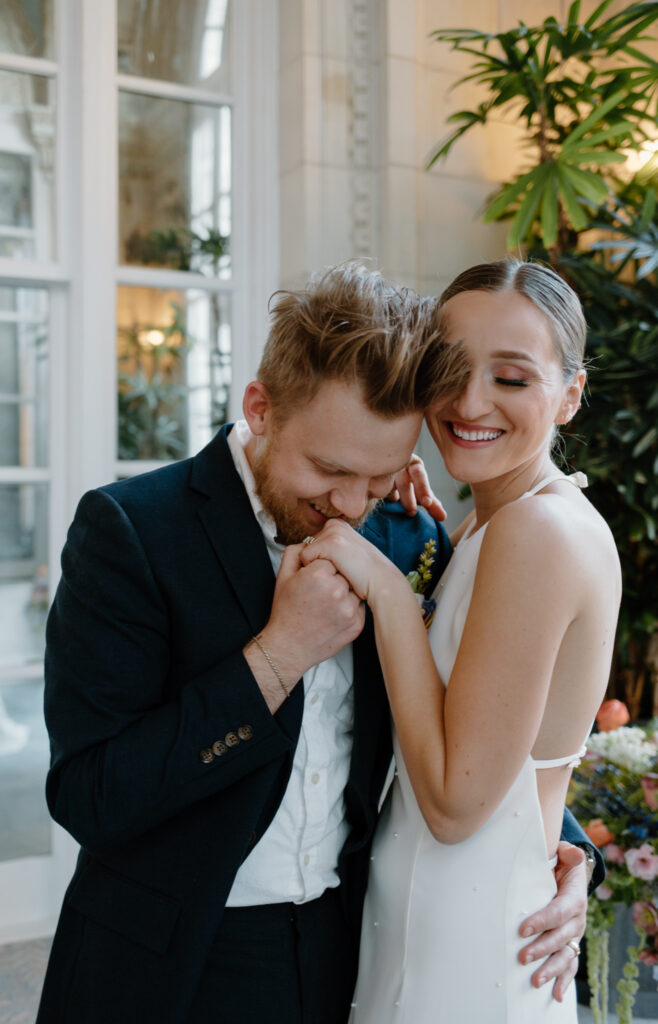 Classic bride and groom portraits at Nashville Wedding Venue.