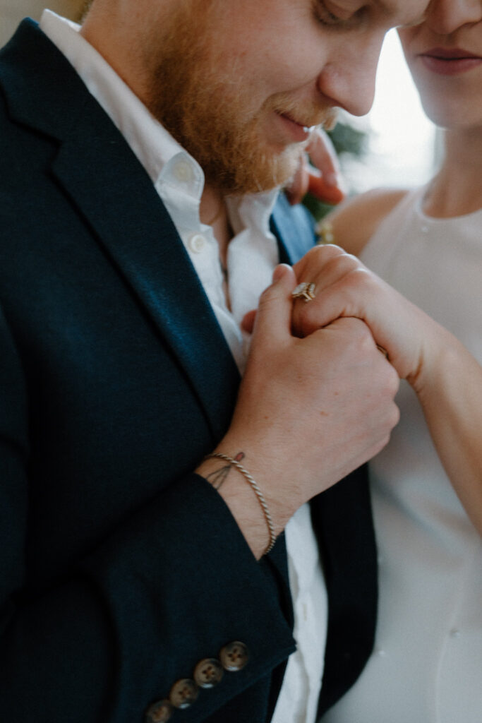 Bride and groom details at Nashville Wedding Venue. 