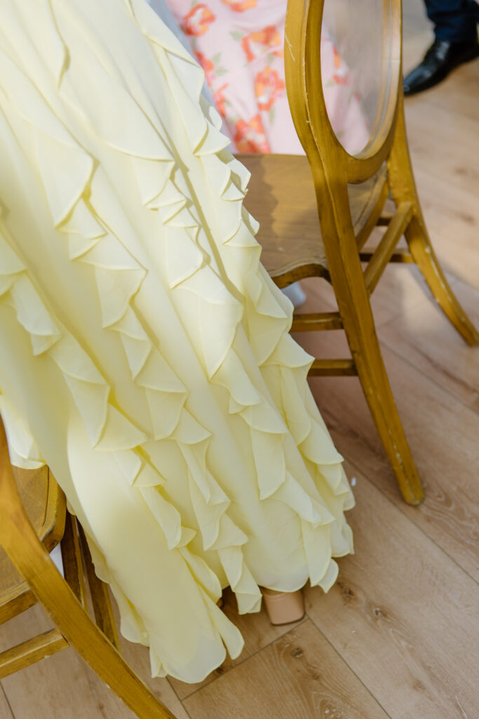 Wedding guest attire for women for a summer garden wedding.