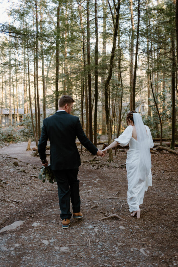 National Park Elopement ideas in the Smoky Mountains. 