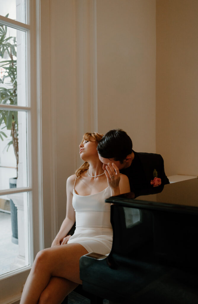 Classy engagement session at The Hermitage Hotel. 