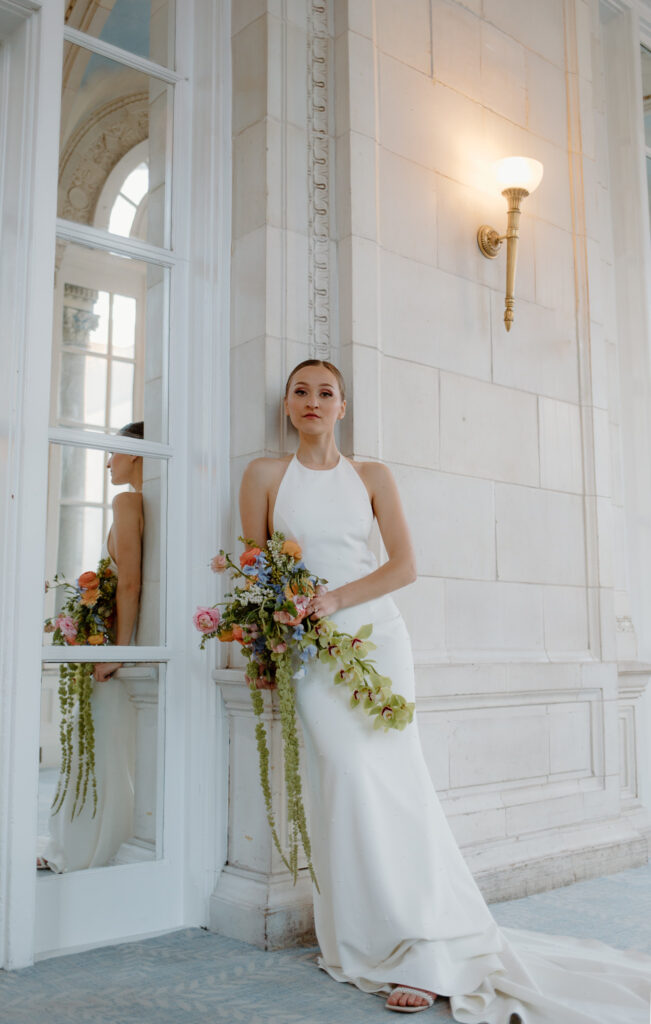 Elegant bridal portraits at The Hermitage Hotel, a Nashville Wedding Venue