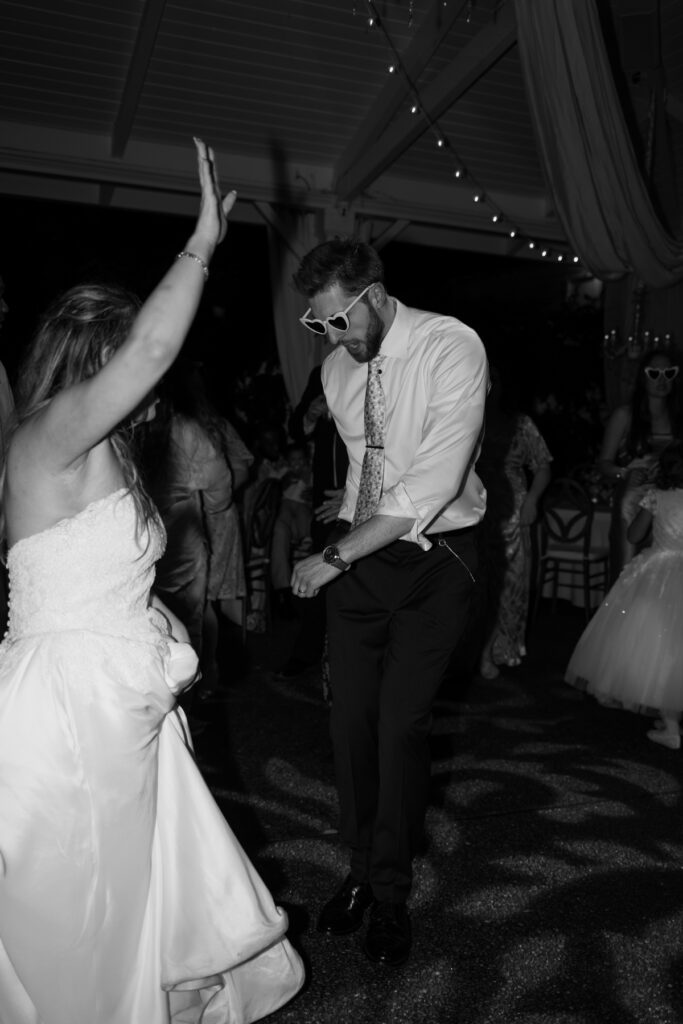 Reception at CJ's Off the Square, a Nashville wedding venue.